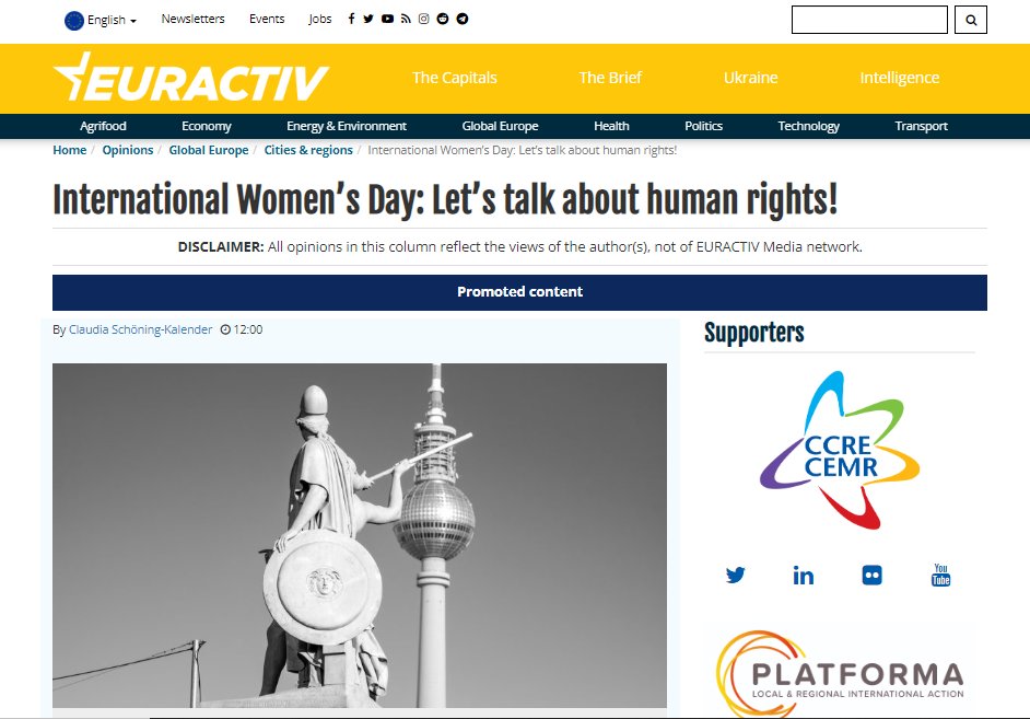 International Women’s Day: Let’s talk about human rights! - Platforma